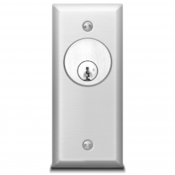 SDC 700 Series Narrow Mount Stainless Steel Key Switch